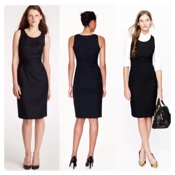 J.Crew Emmaleigh dress in Italian lightweight wool NWT - Picture 3 of 12